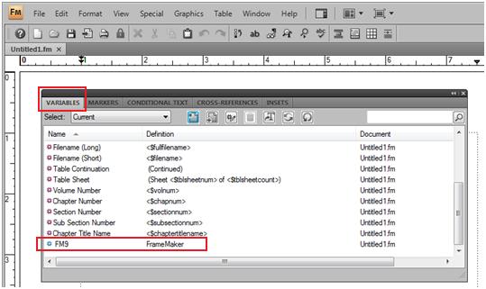 Edit User Variable