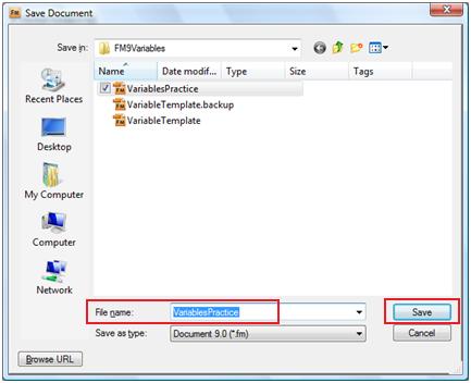 Edit User Variable