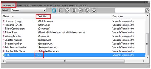 Edit User Variable